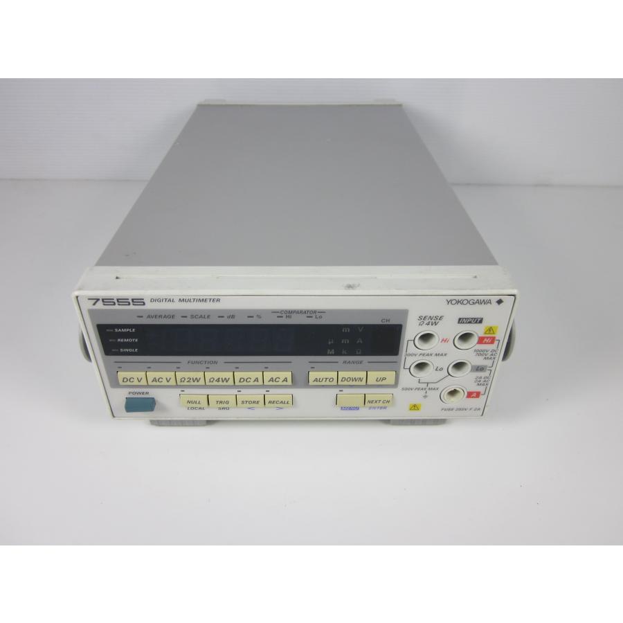 中古】デジタルマルチメーター 7555 横河電機 YOKOGAWA 5.5桁 4線式
