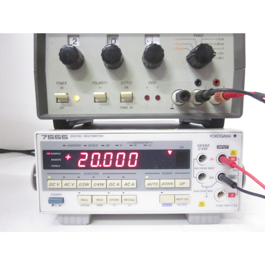 中古】デジタルマルチメーター 7555 横河電機 YOKOGAWA 5.5桁 4線式