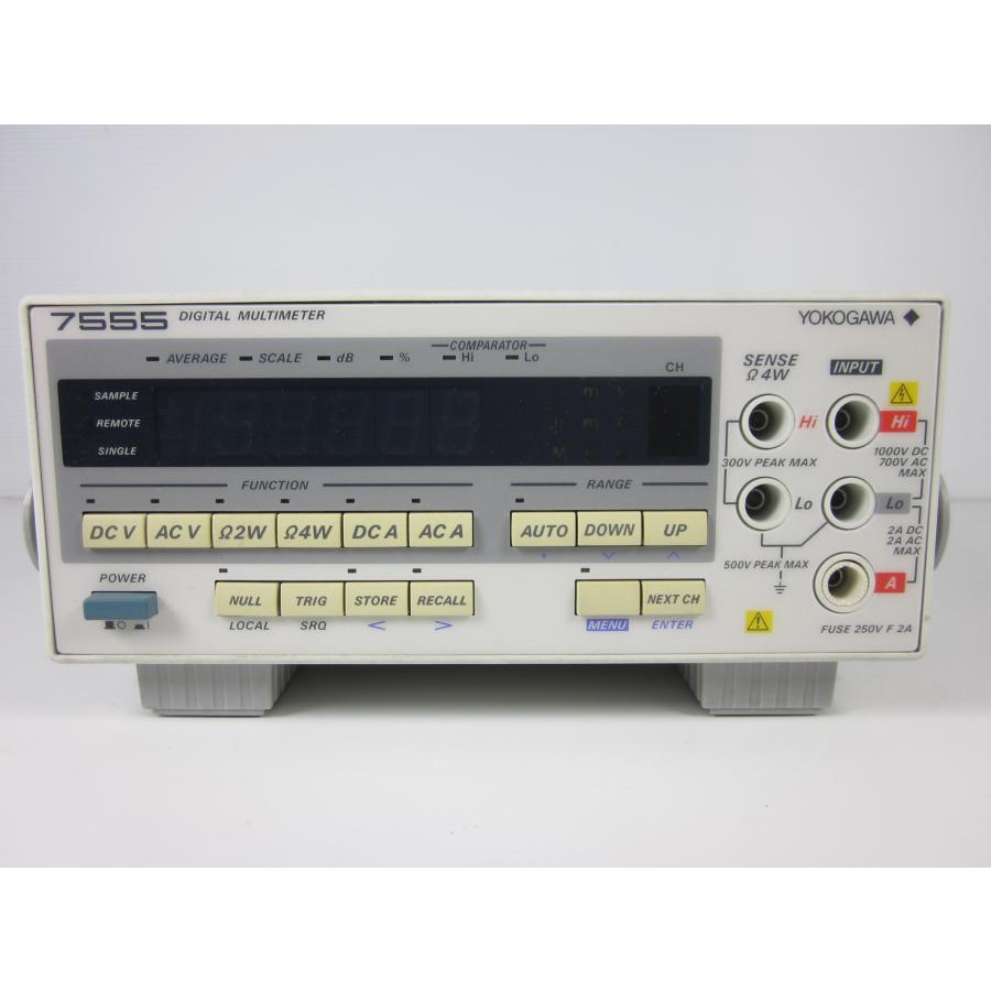中古】デジタルマルチメーター 7555 横河電機 YOKOGAWA 5.5桁 4線式