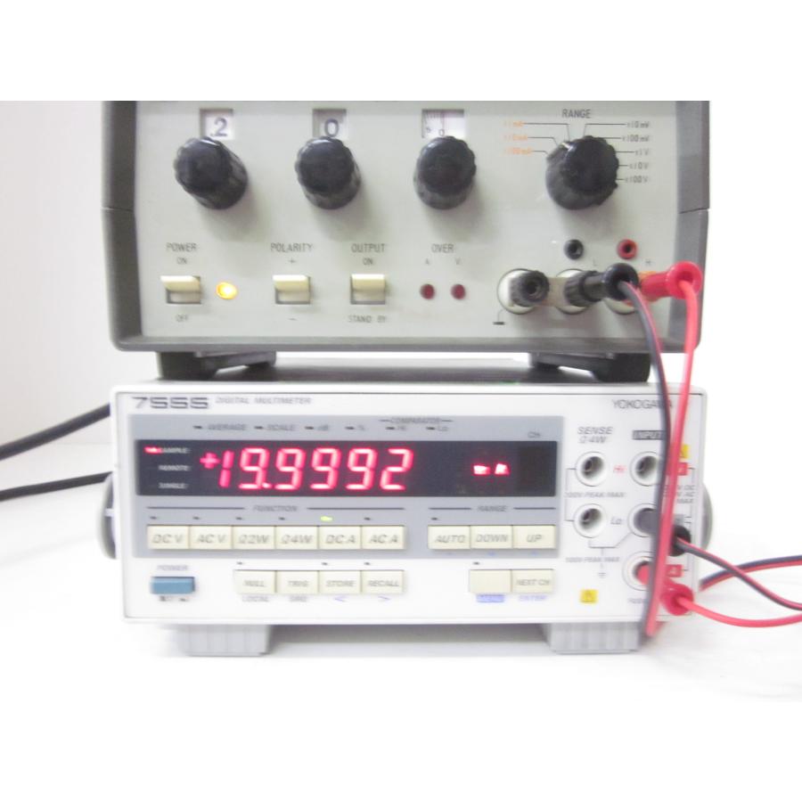 中古】デジタルマルチメーター 7555 横河電機 YOKOGAWA 5.5桁 4線式