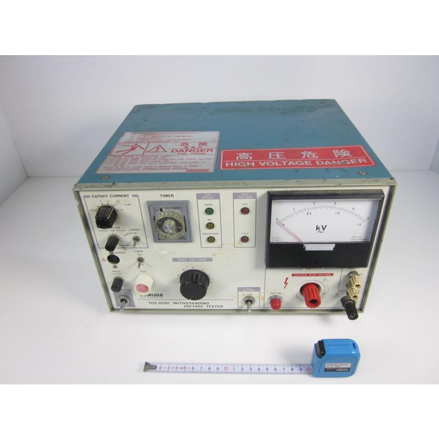 中古】耐圧試験器 TOS8650 菊水電子工業 KIKUSUI 【試験電圧】0 中古】耐圧試験器 TOS8650 菊水電子工業 KIKUSUI 【試験電圧】0