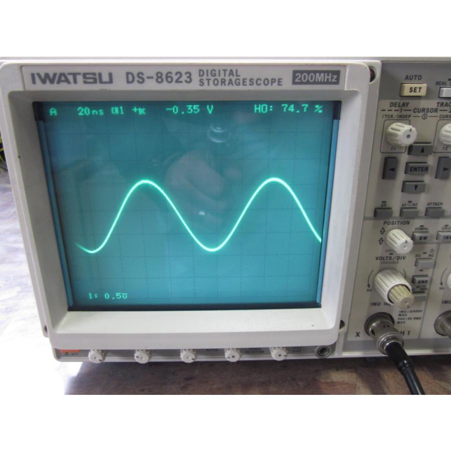 中古】デジタルオシロスコープ DS-8623 岩通 IWATSU 4ch 200MHz 3m9979