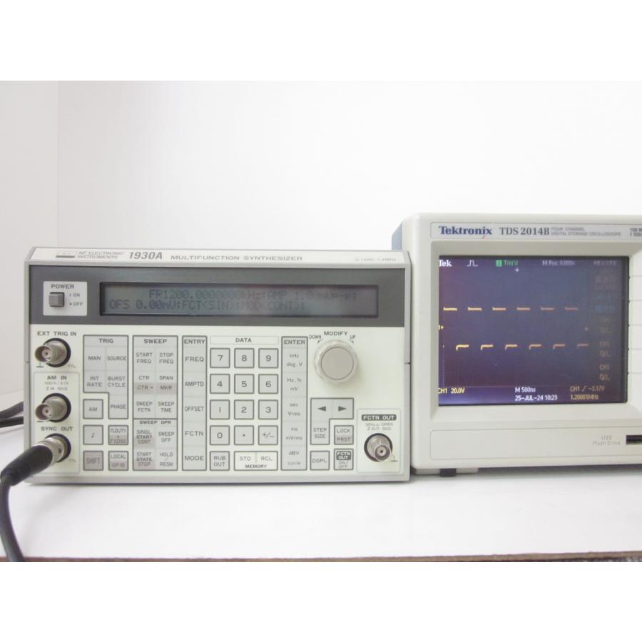 【動作保証/即納】【中古】マルチファンクションシンセサイザ（0.1mHz〜1.2MHz）　1930A　NF回路設計ブロック エヌエフ　3m9987　★送料無料★[信号発生器]の画像