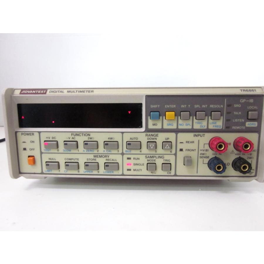 中古】デジタル・マルチメータ TR6861 アドバンテスト DMM advantest