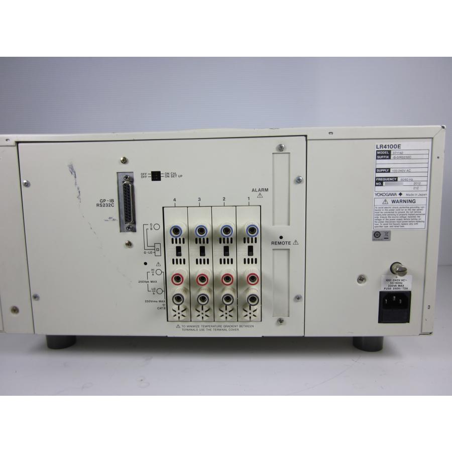 中古】ペンレコーダー LR4100E(3711-42) 横河電機 YOKOGAWA 4ch 中古】ペンレコーダー LR4100E(3711-42) 横河電機 YOKOGAWA 4ch