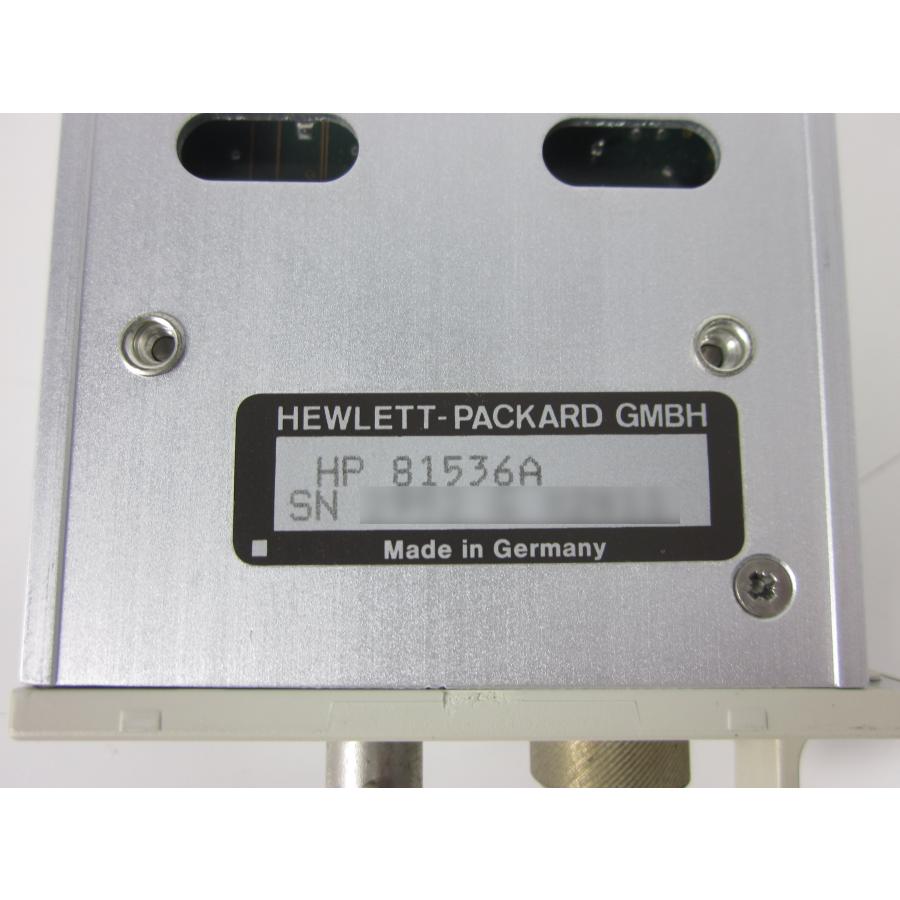 【中古】光パワーセンサ・モジュール　81536A　HP　ヒューレット・パッカード　8153A用　【波長範囲】800〜1700nm 3z1037　★送料無料★[光関連]人気モデル