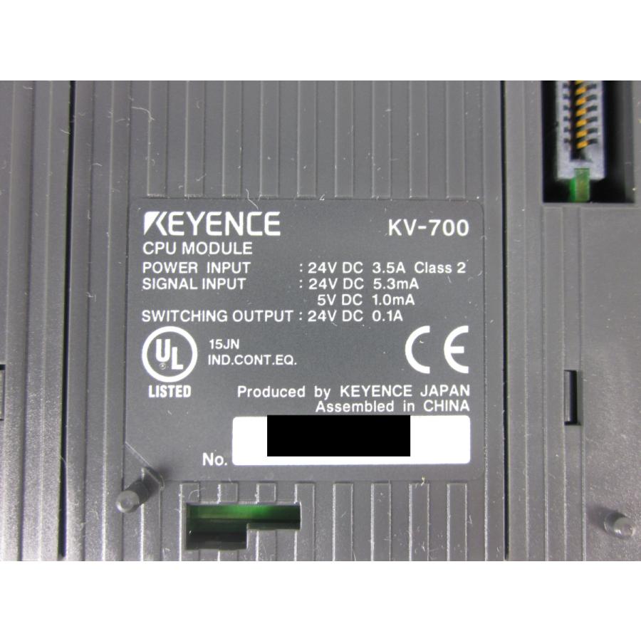 動作保証/即納】【中古】CPUユニット KV-700 キーエンス KV-5000/3000
