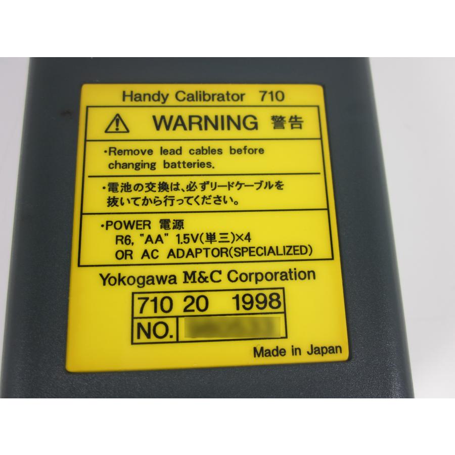 中古】ハンディキャル CA12(710-20) 横河電機 YOKOGAWA 温度 中古】ハンディキャル CA12(710-20) 横河電機 YOKOGAWA 温度