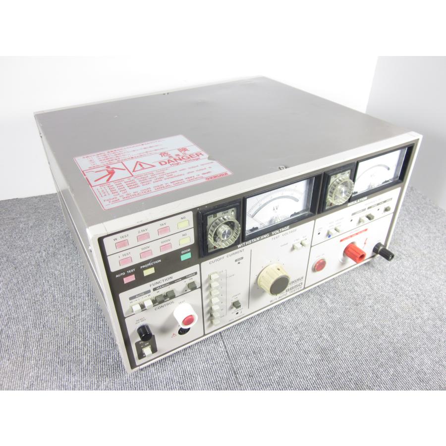 中古】自動耐圧絶縁試験機 TOS8850 菊水電子工業 KIKUSUI 【印加電圧 