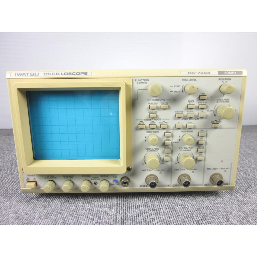 中古 アナログ オシロスコープ 計測 検査 Ss 7804 送料無料 波形 オシロスコープ 岩通 Iwatsu 3z10 送料無料 波形 オシロスコープ 3z10 上質の中古品販売の株式会社メジャーです 中古計測器販売なら株式会社メジャー 代金引換手数料と送料が今なら