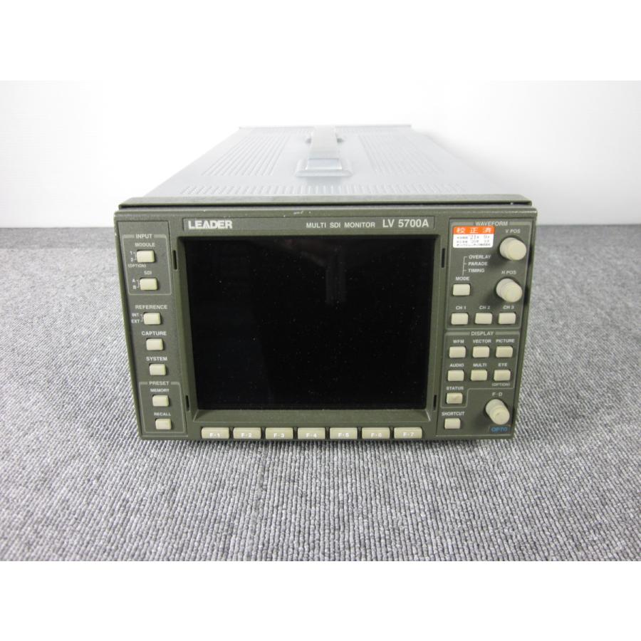 LEADER LV5700A マルチSDI波形モニター 放送 ジャンク品 LV5700