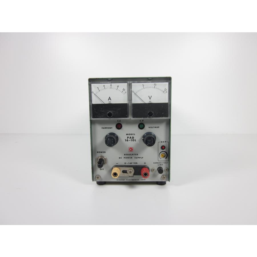 銅*湯様 KIKUSUI PMP16-10U 電源安定化電源 菊水 中古】直流安定化電源 PAD16-10L 菊水電子工業 KIKUSUI 菊水 DC 0〜16V