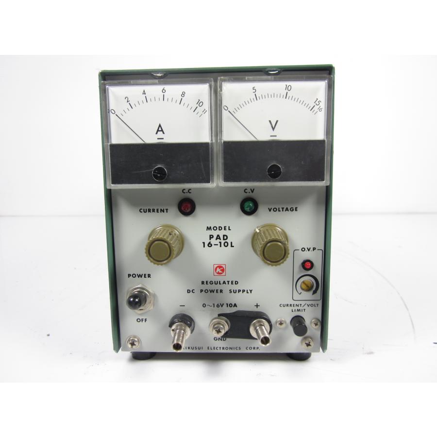 中古】直流安定化電源 PAD16-10L 菊水電子工業 KIKUSUI 菊水 DC 0〜16V