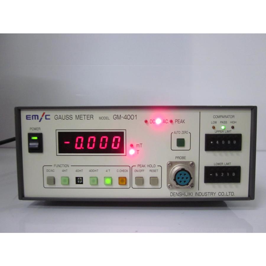 中古】ガウスメータ GM-4001 電子磁気工業 DENSHI JIKI EMIC 中古】ガウスメータ GM-4001 電子磁気工業 DENSHI JIKI EMIC