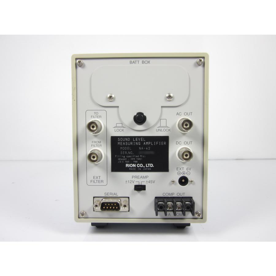 中古】精密騒音計 NA-42 リオン RION 3z1549 ☆送料無料☆[騒音 中古】精密騒音計 NA-42 リオン RION 3z1549 ☆送料無料☆[騒音
