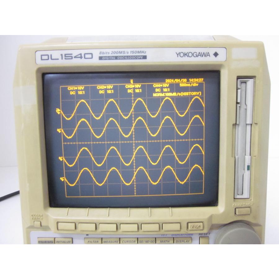 動作保証/即納】【中古】デジタルオシロスコープ 701510(DL1540) 横河 