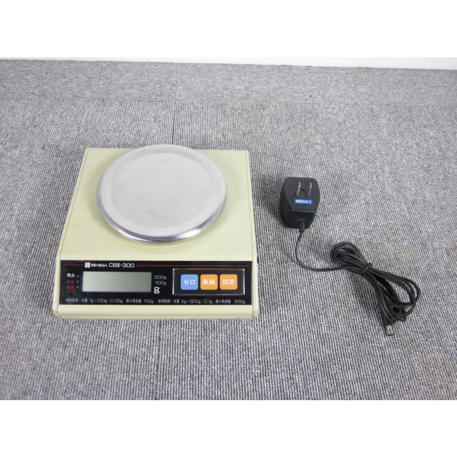 動作保証/即納】【中古】電子天秤（300g/0.1g・100g/0.05g） CBII