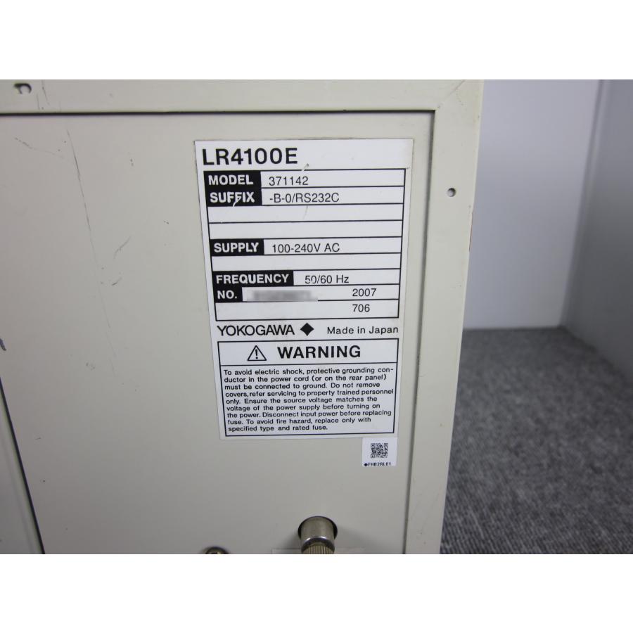 中古】ペンレコーダー LR4100E(3711-42) 横河電機 YOKOGAWA 4ch 中古】ペンレコーダー LR4100E(3711-42) 横河電機 YOKOGAWA 4ch