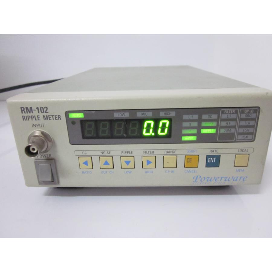 【中古】リップルノイズメータ　RM-102　計測技研　KEISOKU GIKEN　RIPPLE METER 3z1944　★送料無料★[電波 EMI  ノイズ 耐圧 静電気]