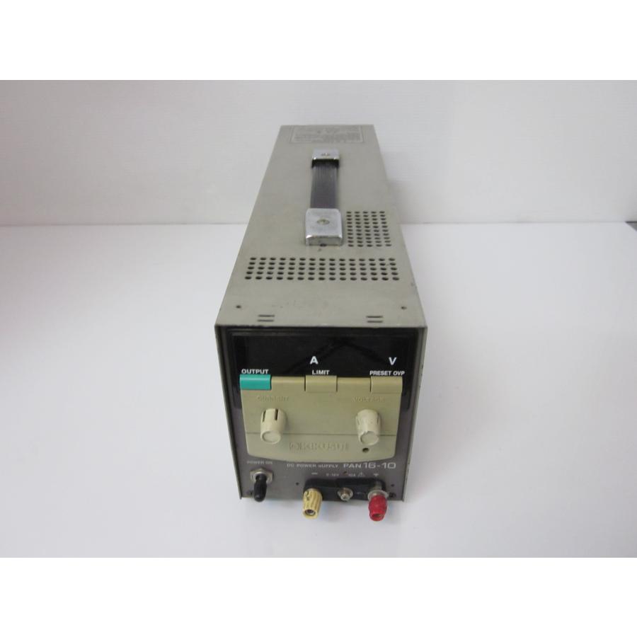 直流安定化電源 PAN16-10 菊水電子工業 KIKUSUI DC電源 0〜16V 0〜10A