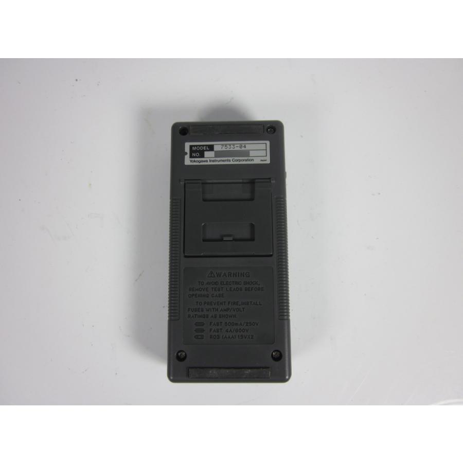 中古】デジタルマルチメーター 7533-04 横河電機 YOKOGAWA 3.5桁 中古】デジタルマルチメーター 7533-04 横河電機 YOKOGAWA 3.5桁
