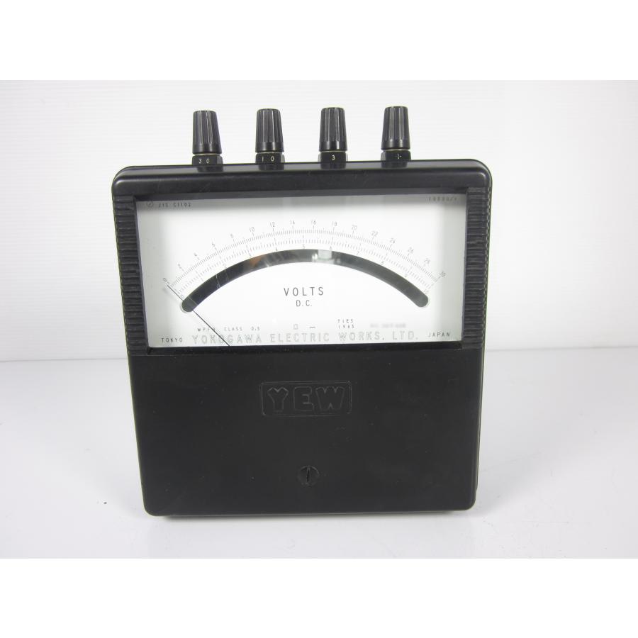 中古】直流電圧計 MPFB 横河電機 YOKOGAWA 3/10/30V(3レンジ 中古】直流電圧計 MPFB 横河電機 YOKOGAWA 3/10/30V(3レンジ