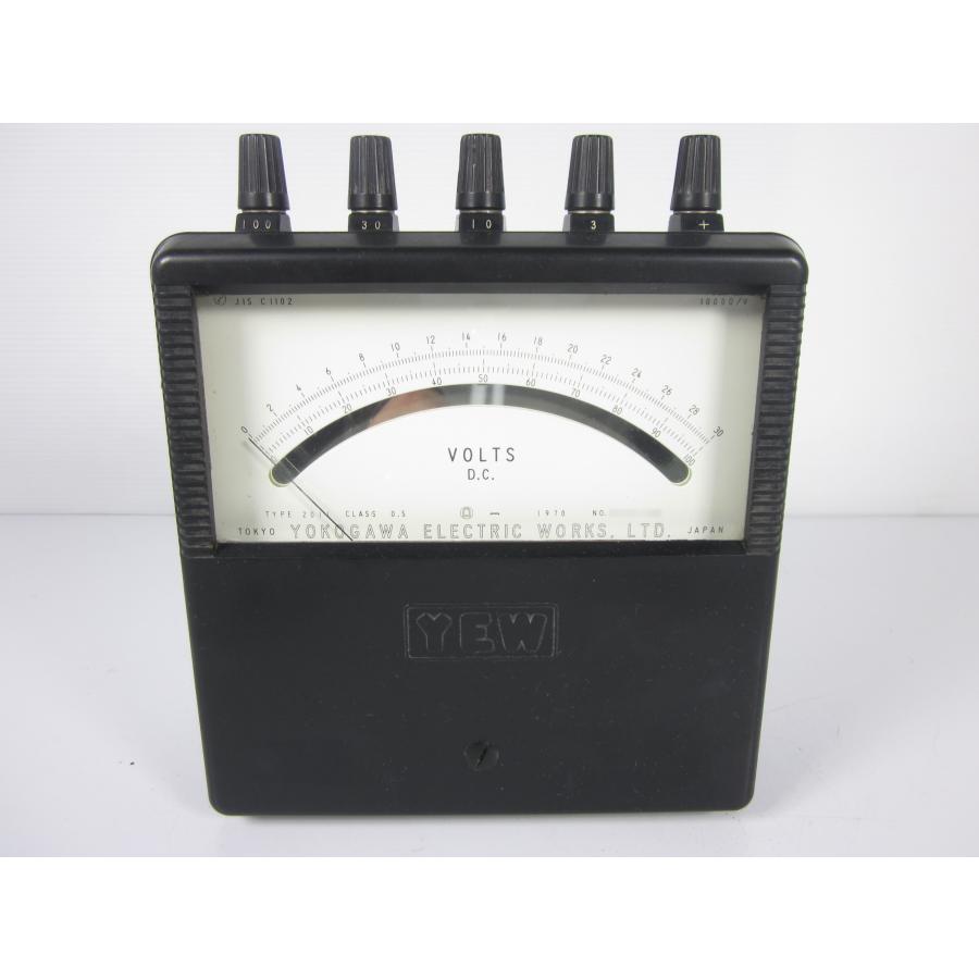 送料無 横河 メータ 2011 39 直流電圧計 中古】直流電圧計 2011-39 横河電機 YOKOGAWA 【電圧測定レンジ