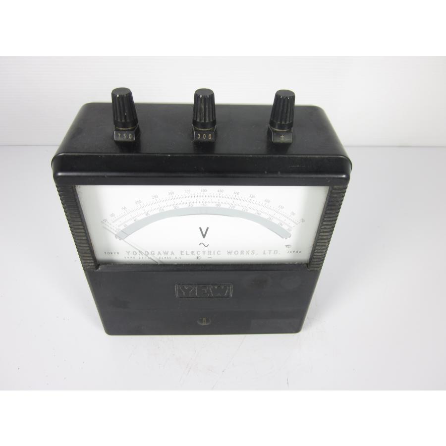 横河電機 電圧計◆VOLTS　A.C. TYPE：2013◆YEW◆4 動作保証/即納】【中古】交流電圧計 2013-19 横河電機 YOKOGAWA 【電圧