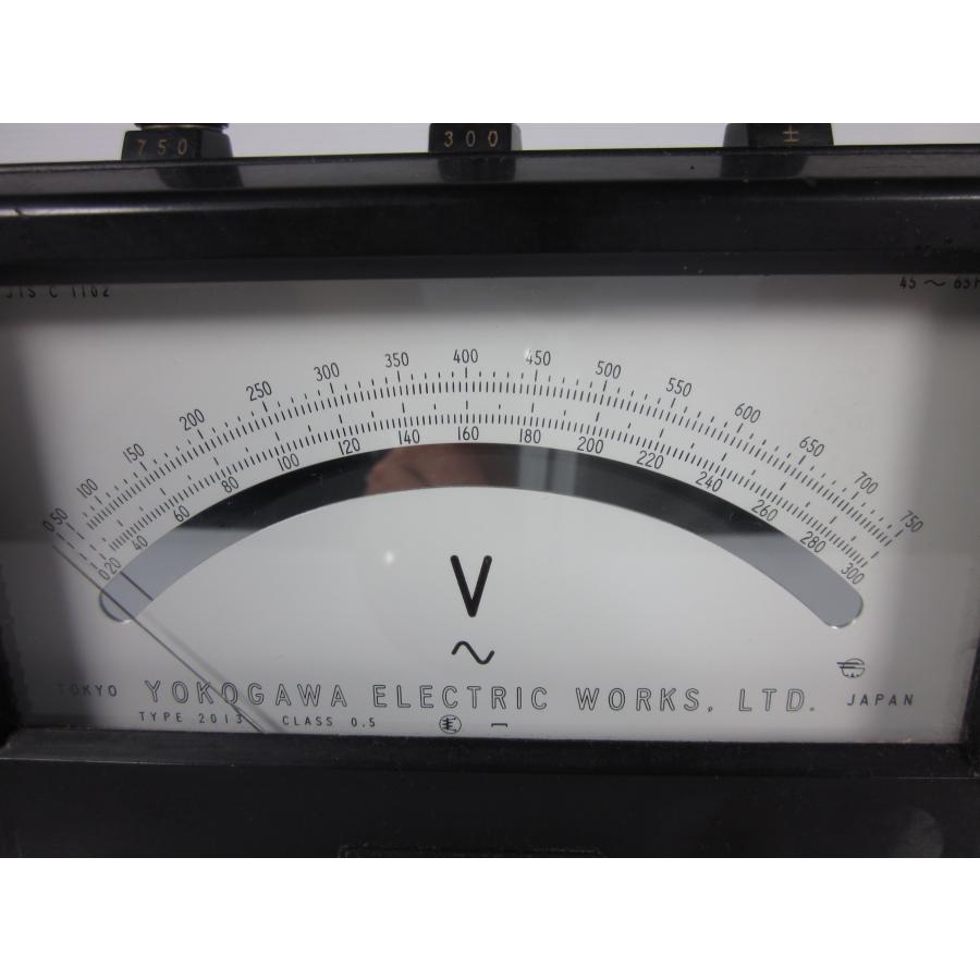中古】交流電圧計 2013-18 横河電機 150/300V(2レンジ) 3z2298