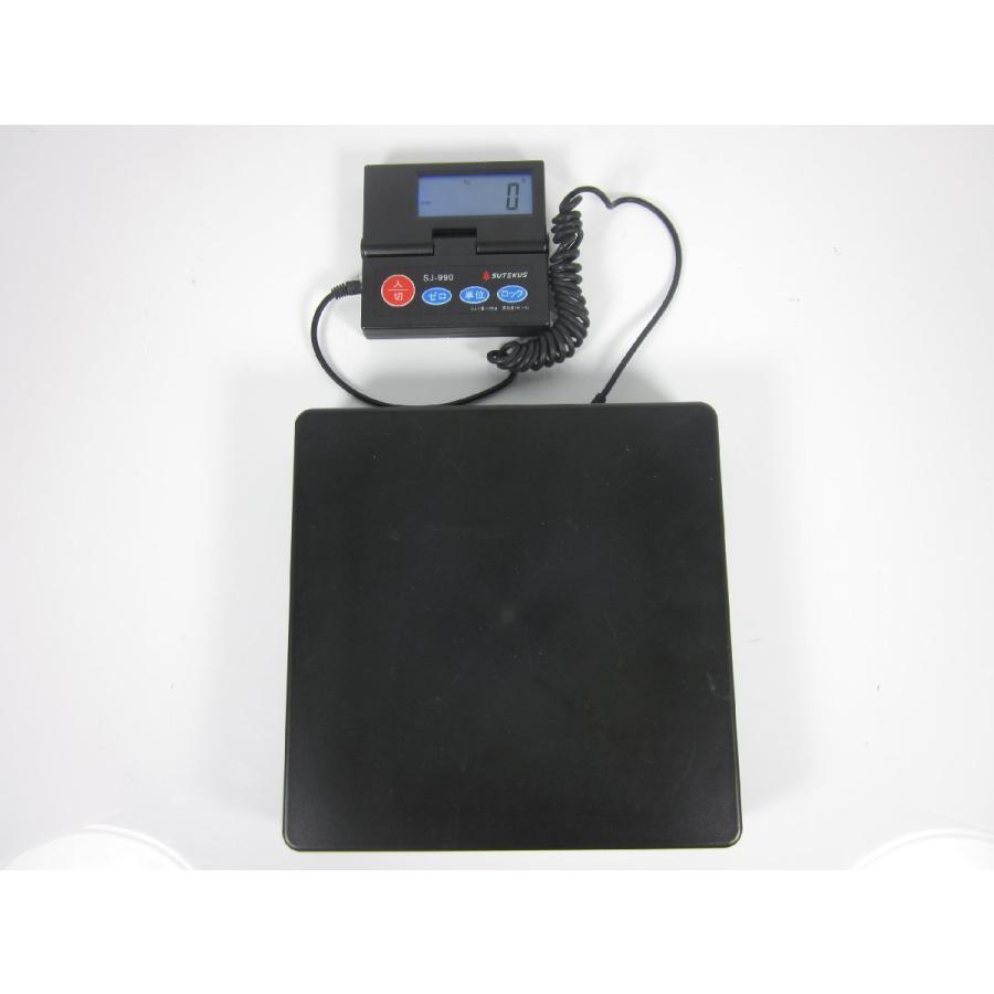 動作保証/即納】【中古】デジタル台はかり(50kg/2g) SJ-990 Sutekus 