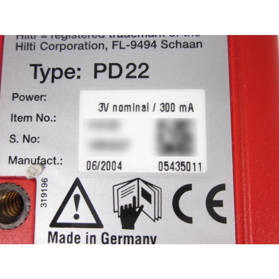 中古】レーザー距離計 PD22 ヒルティ レーザーメーター HILTI 中古】レーザー距離計 PD22 ヒルティ レーザーメーター HILTI