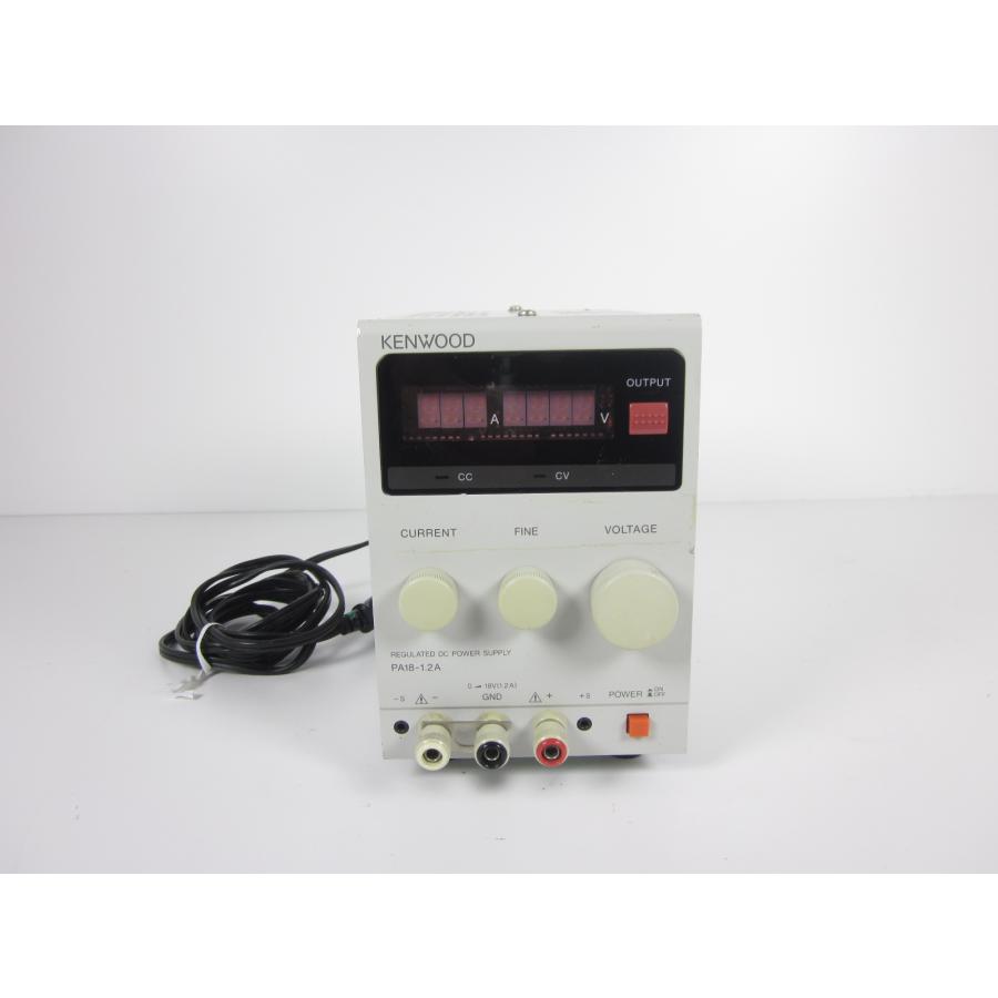 動作保証/即納】【中古】直流安定化電源 PA18-1.2A ケンウッド KENWOOD