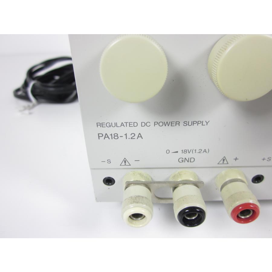 動作保証/即納】【中古】直流安定化電源 PA18-1.2A ケンウッド KENWOOD