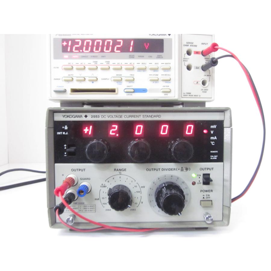 (^^ゞ　 中古】直流標準電圧電流発生器 255341 横河電機 YOKOGAWA 【電圧】DC 0