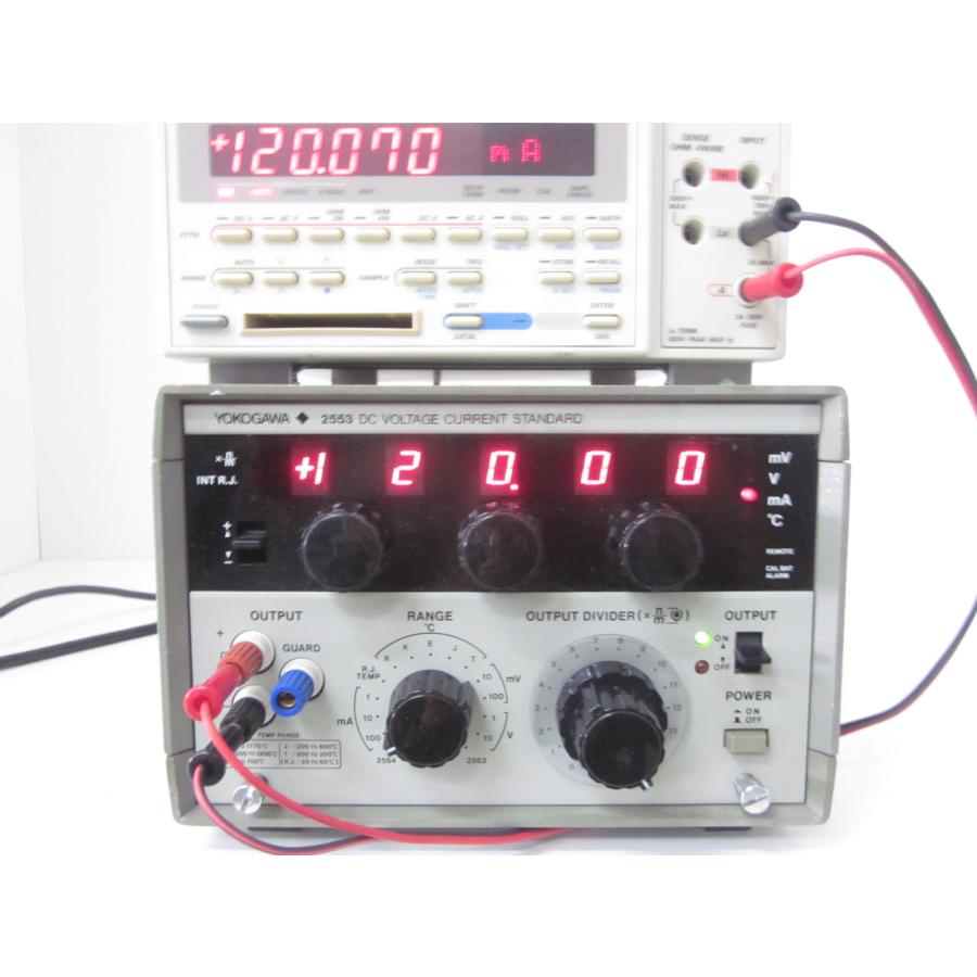 動作保証/即納】【中古】直流標準電圧電流発生器 255341 横河電機