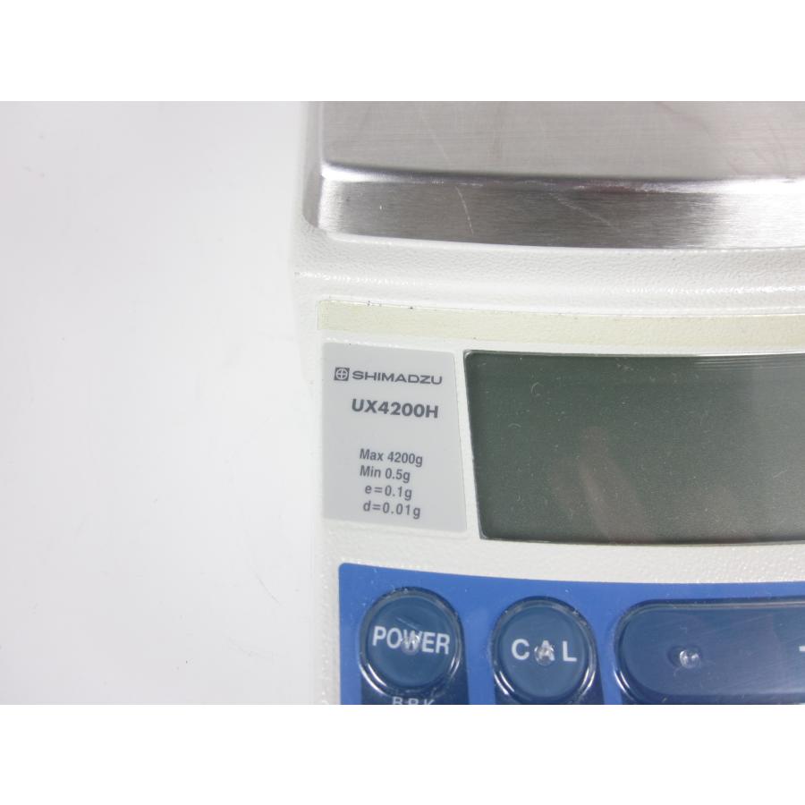 中古】上皿 天秤（4200g/0.01g） UX4200H 島津製作所 SHIMAZU