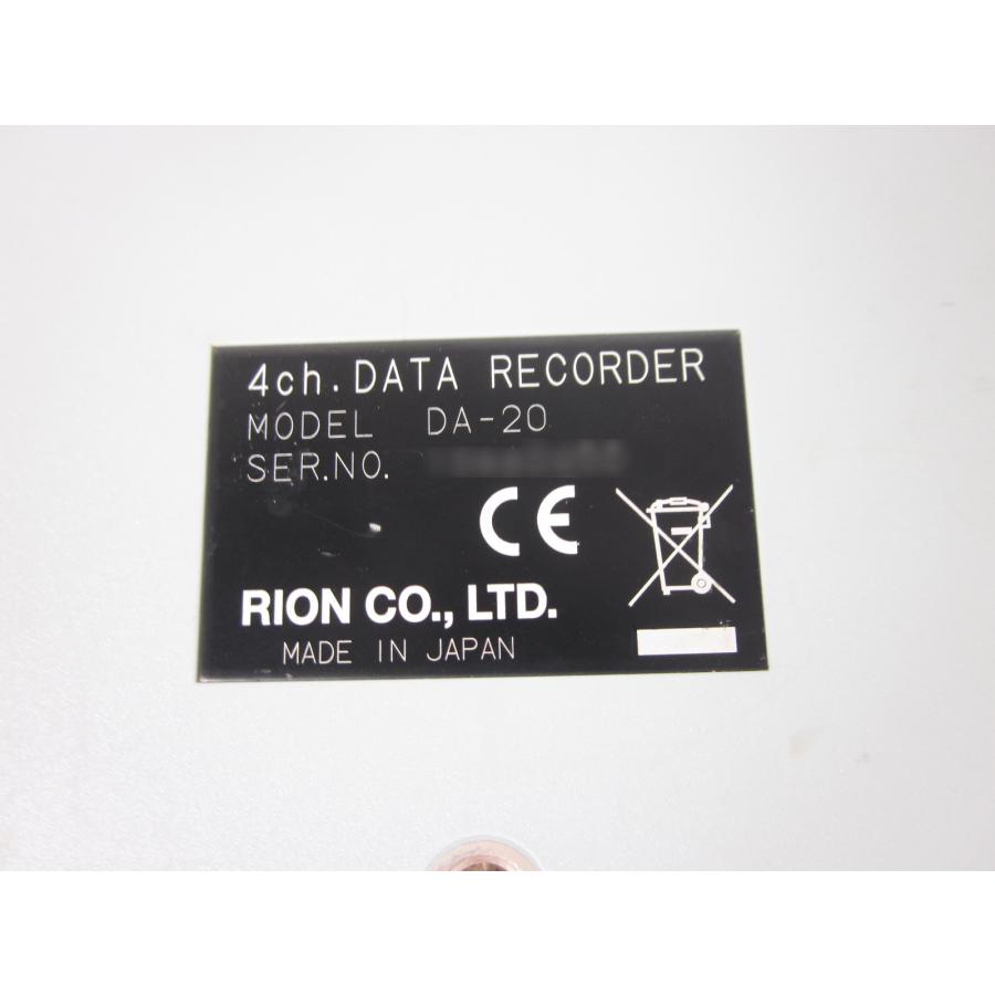 【動作保証/即納】【中古】4chデータレコーダ DA-20 リオン RION 記録計 3z3376 ★送料無料★[記録 データ 情報処理 ...