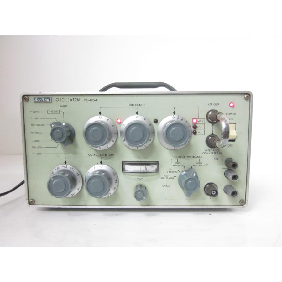 中古】オシレーター発振器 MG426A アンリツ ANRITSU ジェネレータ