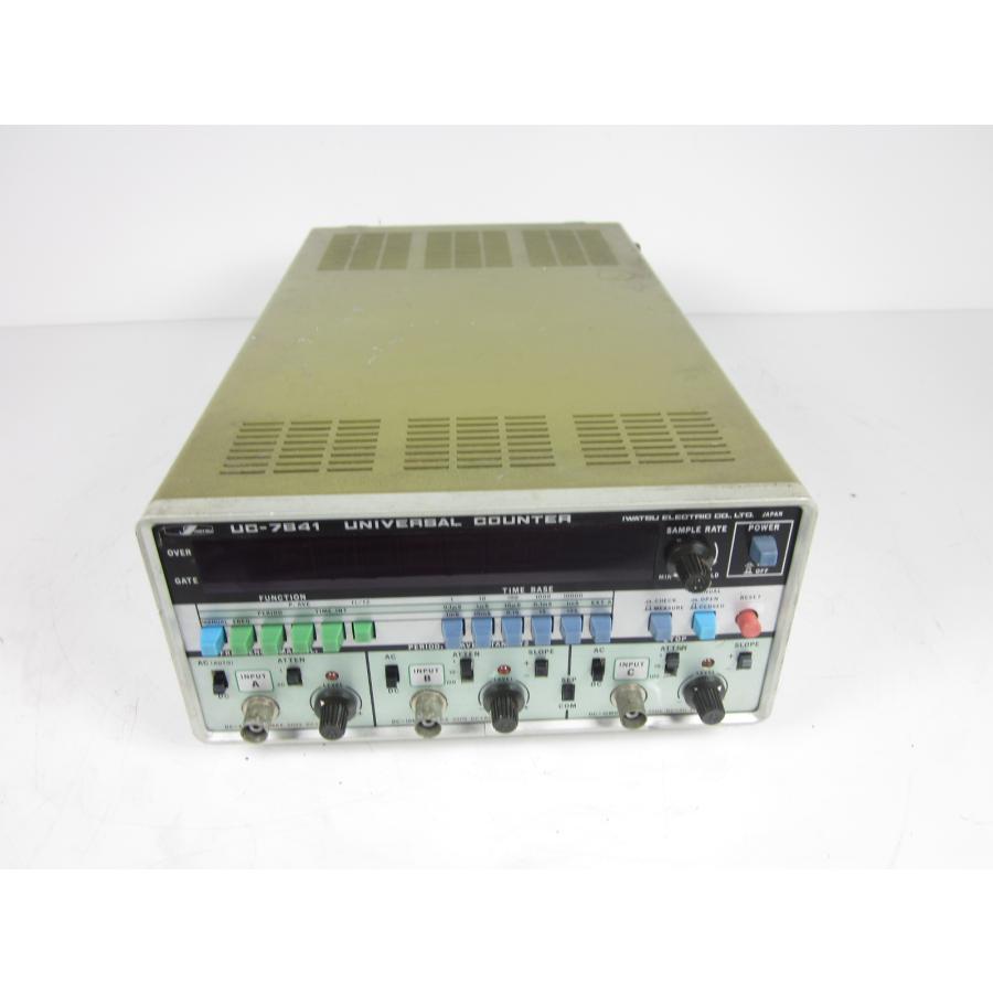 中古】ユニバーサルカウンタ UC-7641 岩崎通信 DC〜60MHz 中古】ユニバーサルカウンタ UC-7641 岩崎通信 DC〜60MHz
