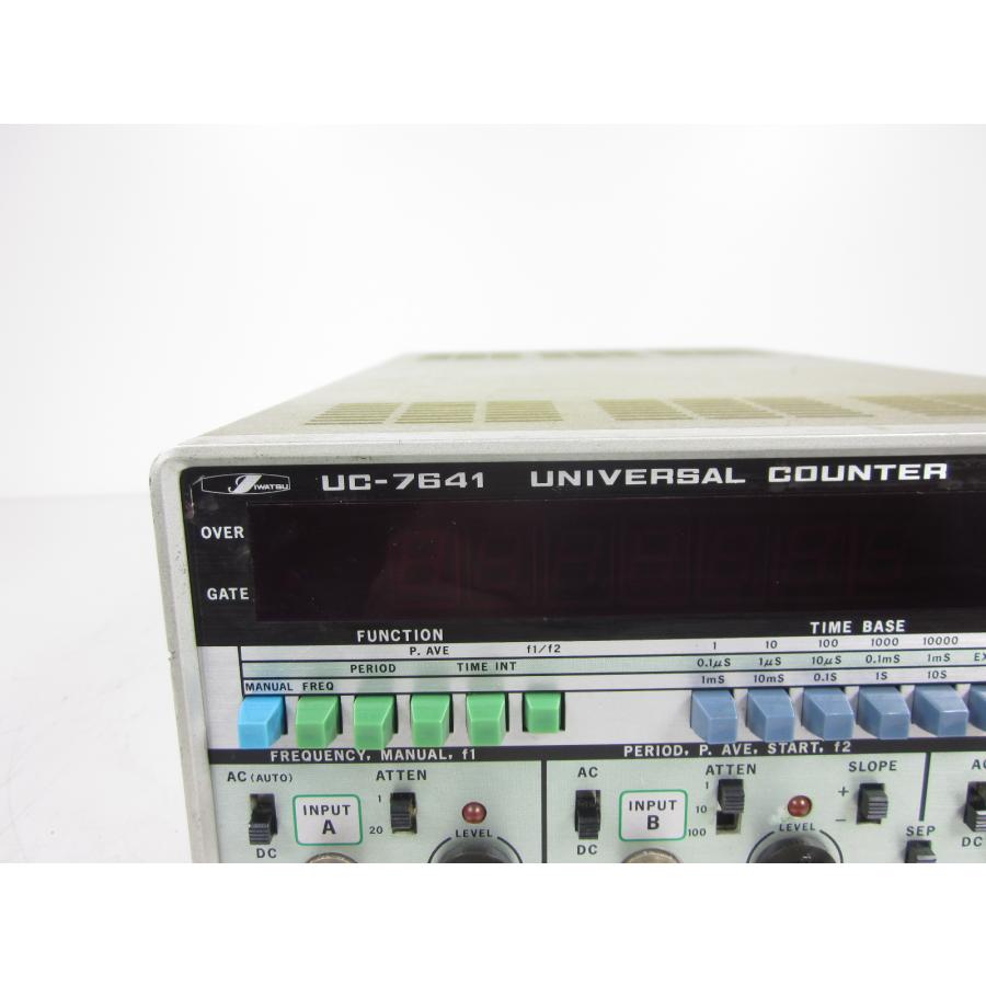 中古】ユニバーサルカウンタ UC-7641 岩崎通信 DC〜60MHz 中古】ユニバーサルカウンタ UC-7641 岩崎通信 DC〜60MHz