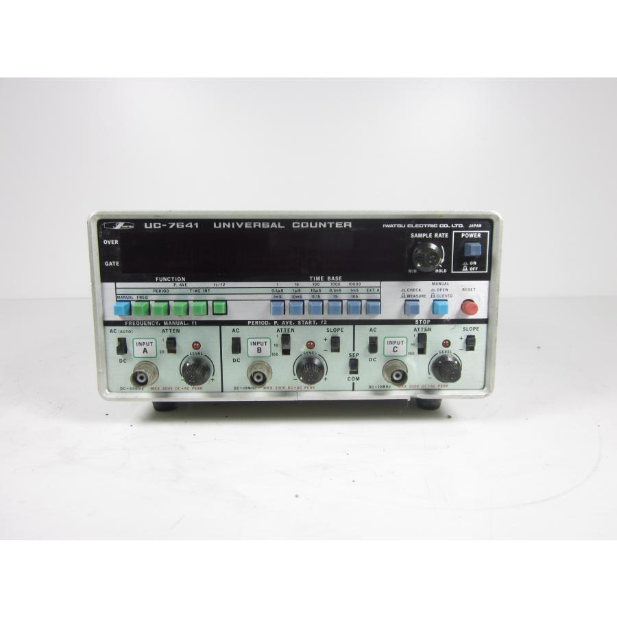 中古】ユニバーサルカウンタ UC-7641 岩崎通信 DC〜60MHz 中古】ユニバーサルカウンタ UC-7641 岩崎通信 DC〜60MHz