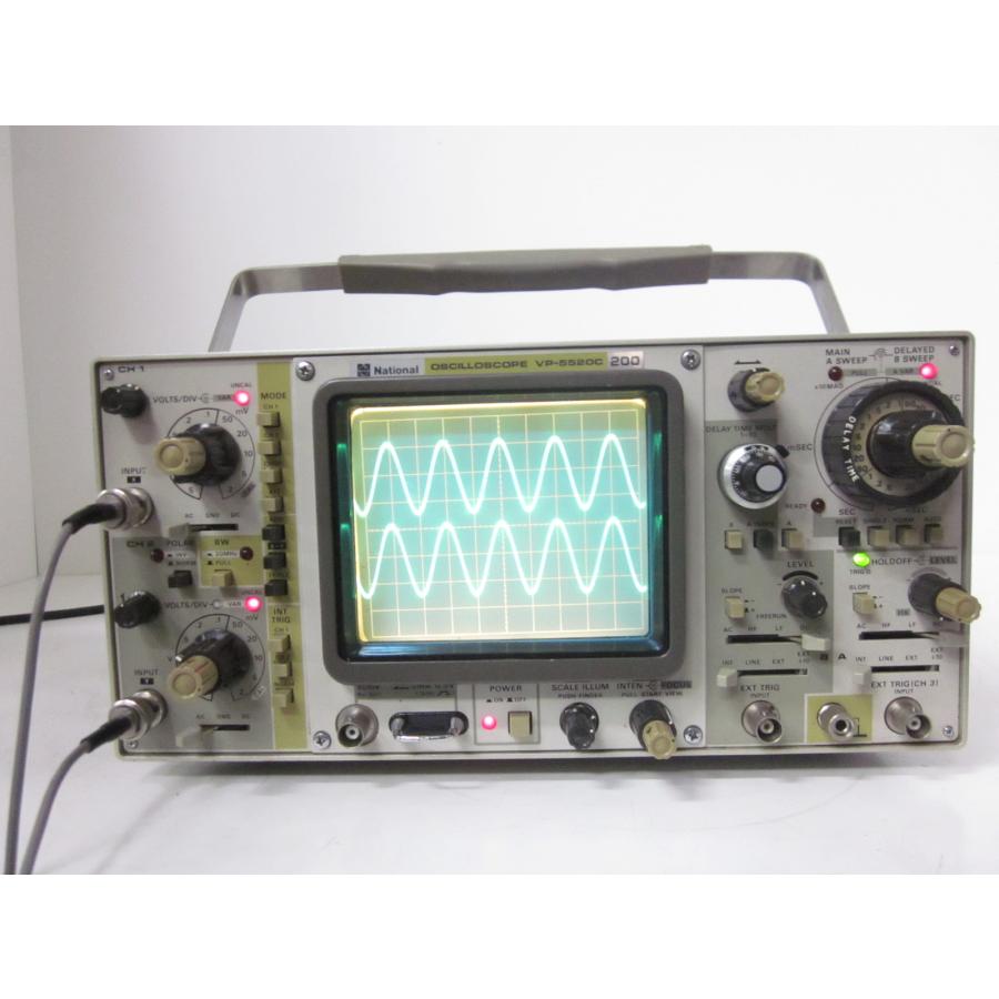 中古】オシロスコープ(2ch 200MHz) VP-5520C 松下通信工業 中古】オシロスコープ(2ch 200MHz) VP-5520C 松下通信工業