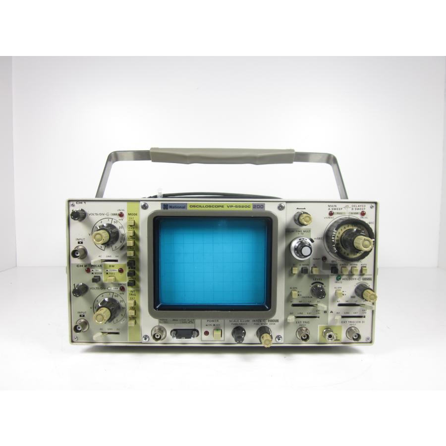 動作保証/即納】【中古】オシロスコープ（2ch 200MHz） VP-5520C 松下
