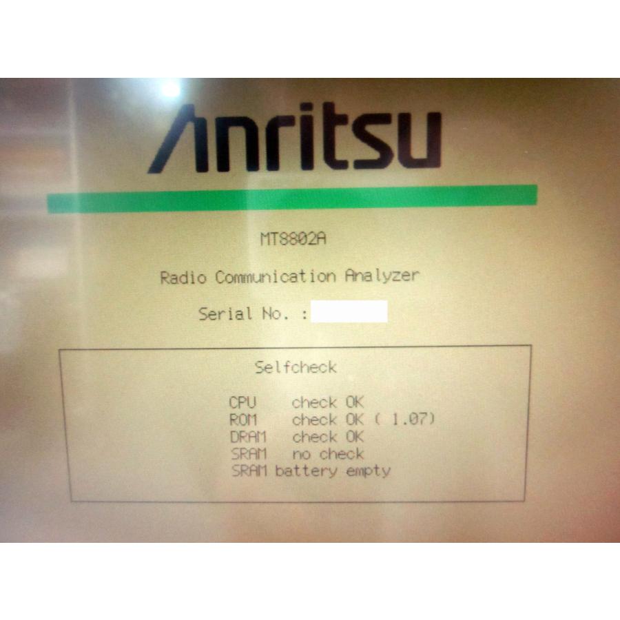 中古】ラジオコミュニケーションアナライザ MT8802A アンリツ 中古】ラジオコミュニケーションアナライザ MT8802A アンリツ