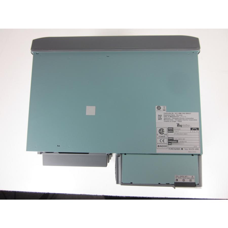 中古】ペーパレスレコーダ DX2020 横河電機 YOKOGAWA 20ch 記録 中古】ペーパレスレコーダ DX2020 横河電機 YOKOGAWA 20ch 記録