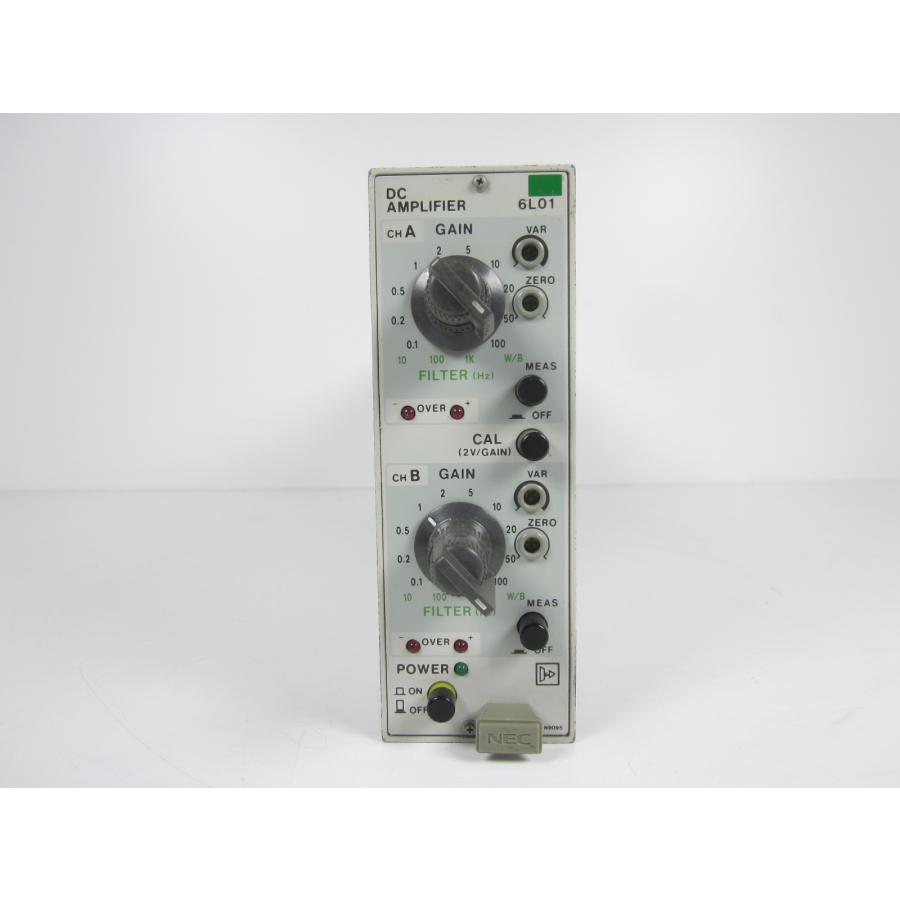 中古】DCアンプ 6L01 NEC三栄 2ch 直流増幅器 【利得】0.1/0.2 中古】DCアンプ 6L01 NEC三栄 2ch 直流増幅器 【利得】0.1/0.2