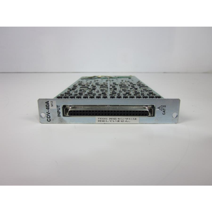 歪電圧測定カード CDV-40A/M12 共和電業 KYOWA EDX-2000A用 TEDSセンサ