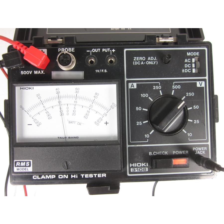 AC/DCクランプ電流計　3108-01(9035+9093付）　日置電機　HIOKI　x00528　送料無料 [電圧 電流 電力] 動作保証/即納 中古 |  | 12