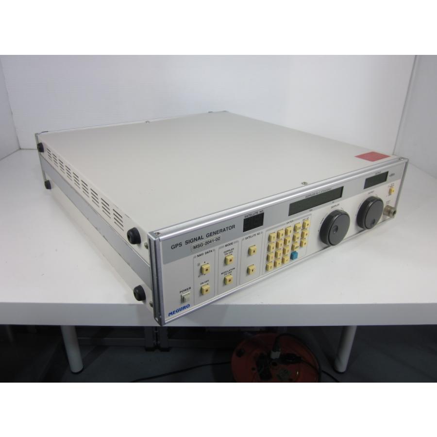 中古】GPSシミュレータ MSG-2041-02 目黒電波測器 ジェネレータ 中古】GPSシミュレータ MSG-2041-02 目黒電波測器 ジェネレータ