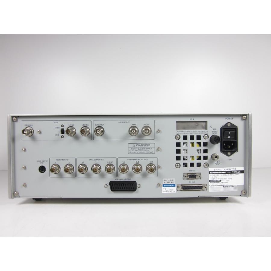 中古】信号発生器(MULTI TEST) TG-39AC シバソク ShibaSoku 中古】信号発生器(MULTI TEST) TG-39AC シバソク ShibaSoku